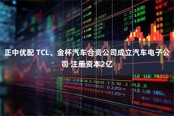 正中优配 TCL、金杯汽车合资公司成立汽车电子公司 注册资本2亿